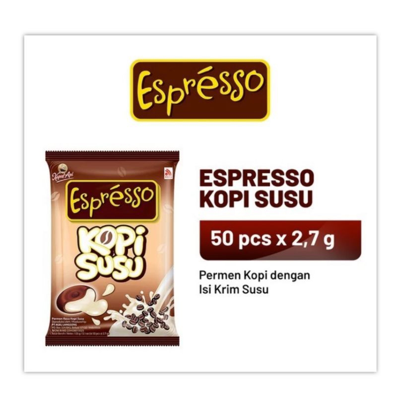 

Espresso Kopi Susu Permen Kopi