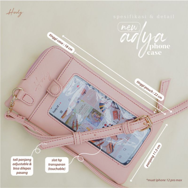 Hody Tas Dompet HP New Adya Phone Case