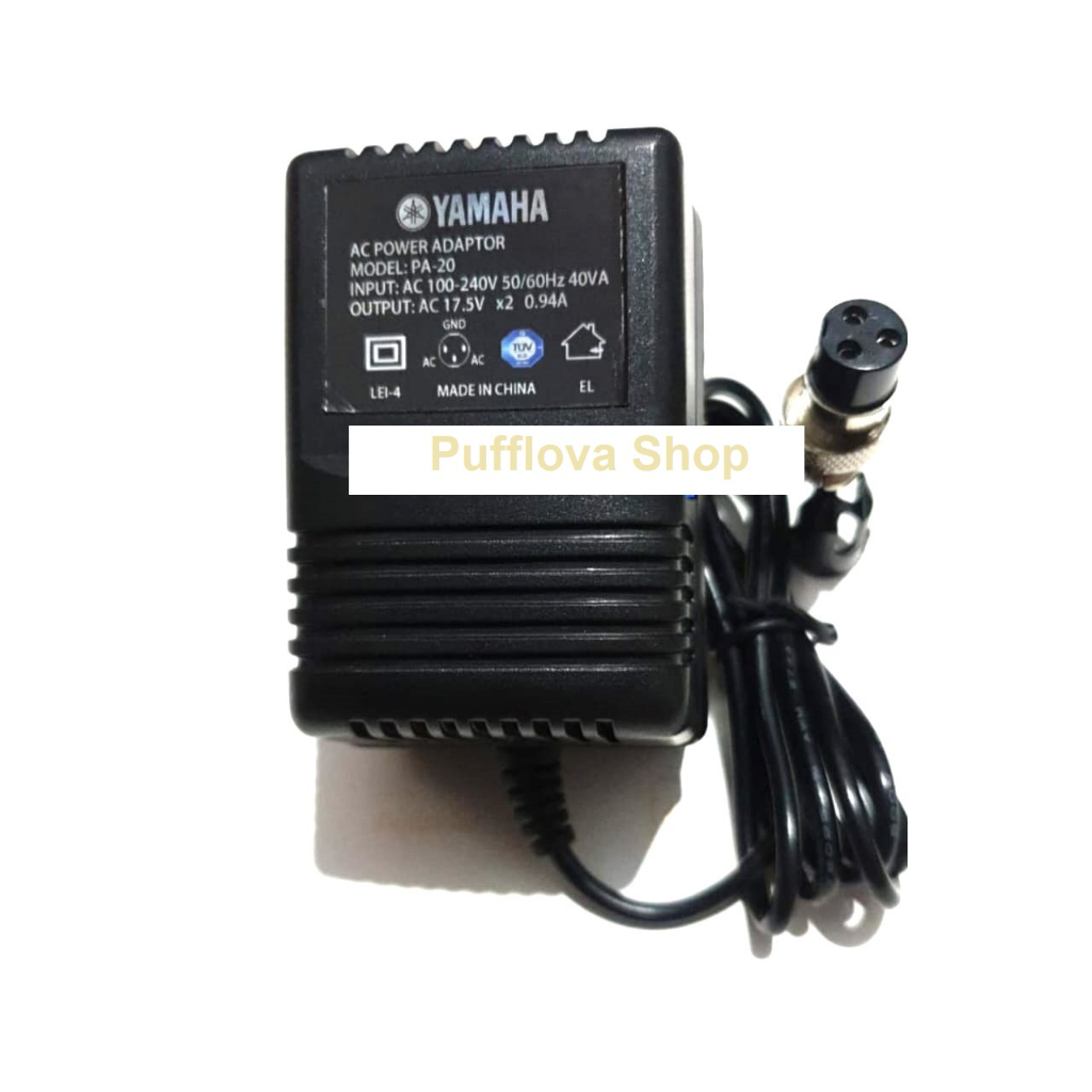 Adaptor Mixer Yamaha MG Series MG166CX MG82CX MG124CX 17.5VX2 0.94A (AC POWER MIXER AUDIO)