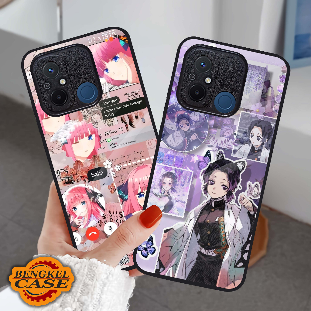(BS07) Case Kilau Xiaomi Redmi 12C | Casing Hp Xiaomi | Pelindung Smartphone | Bengkel Case | Anime 