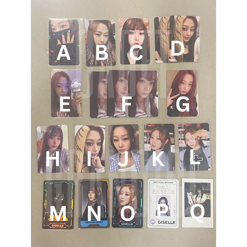 aespa Giselle PC Photocard Album Benefit