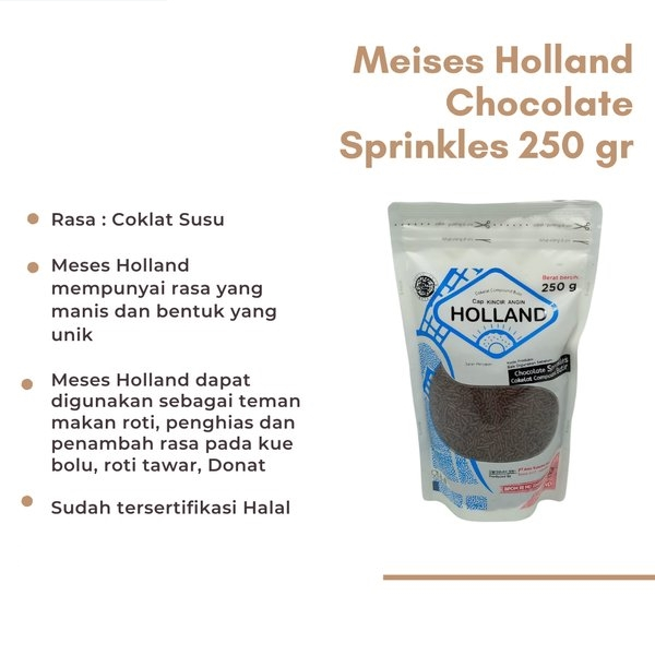 

Meses / Meises / Coklat Ceres Kincir Angin Holland 250gram / Meses Hagel