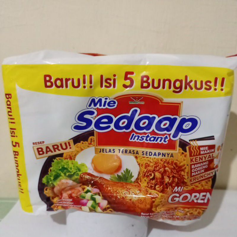 

Mie Sedaap Mi Goreng isi 5 Bungkus
