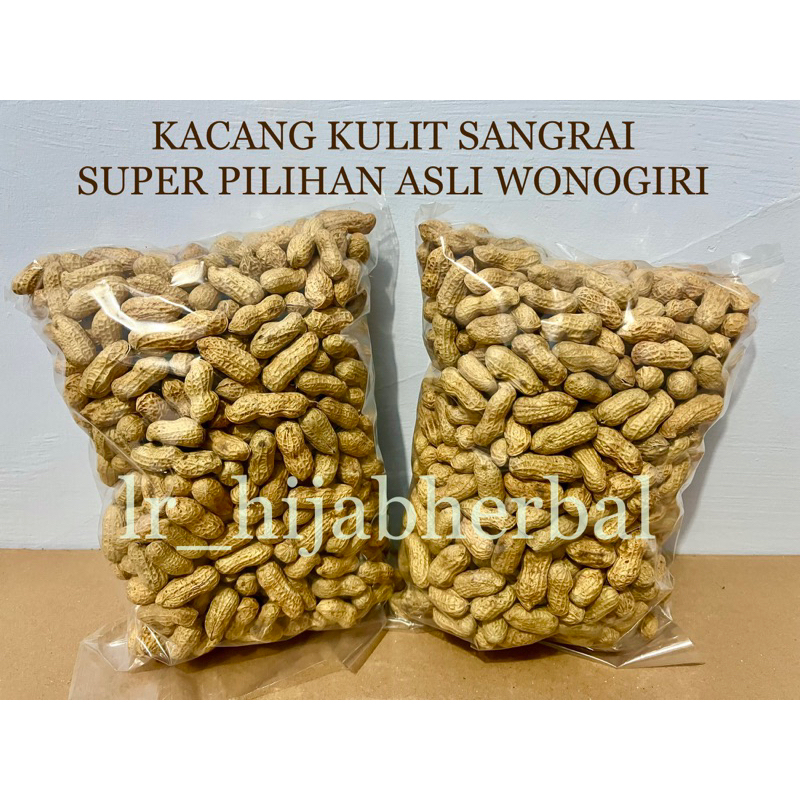 

KACANG KULIT SANGRAI Super Pilihan Asli Wonogiri Rasa Original Home Made 500gram