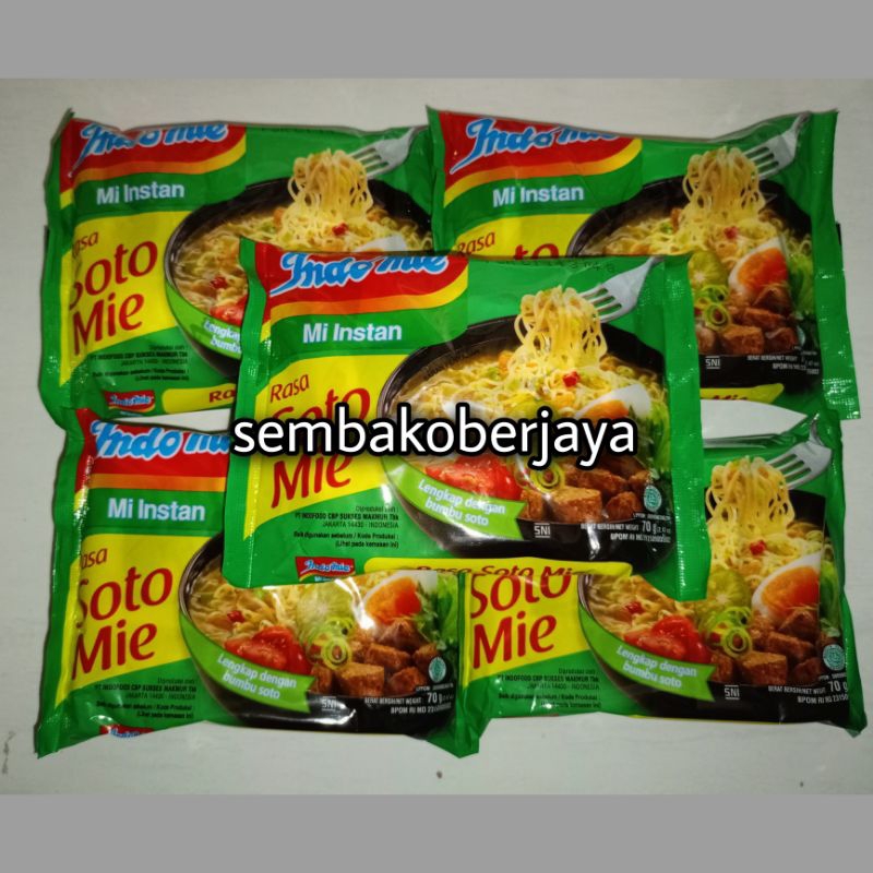 

Indomie Soto 75gr ( 5pcs )