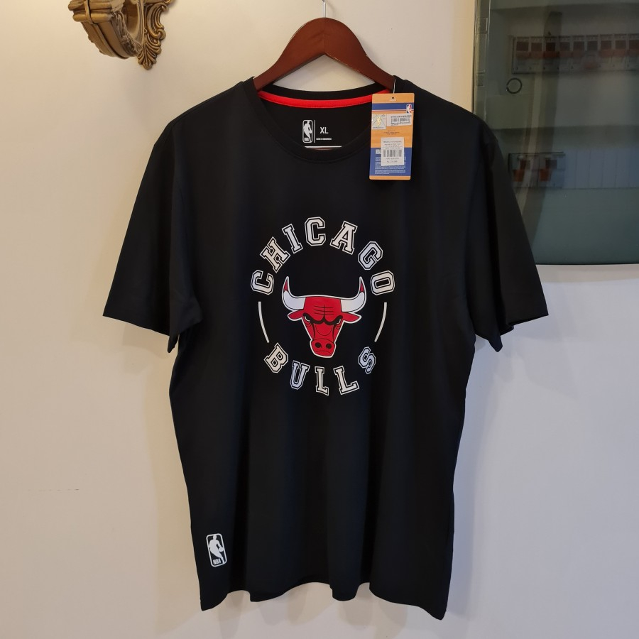 Kaos Shirt NBA Chicago Bulls SS Black Official Original 100% BNWT