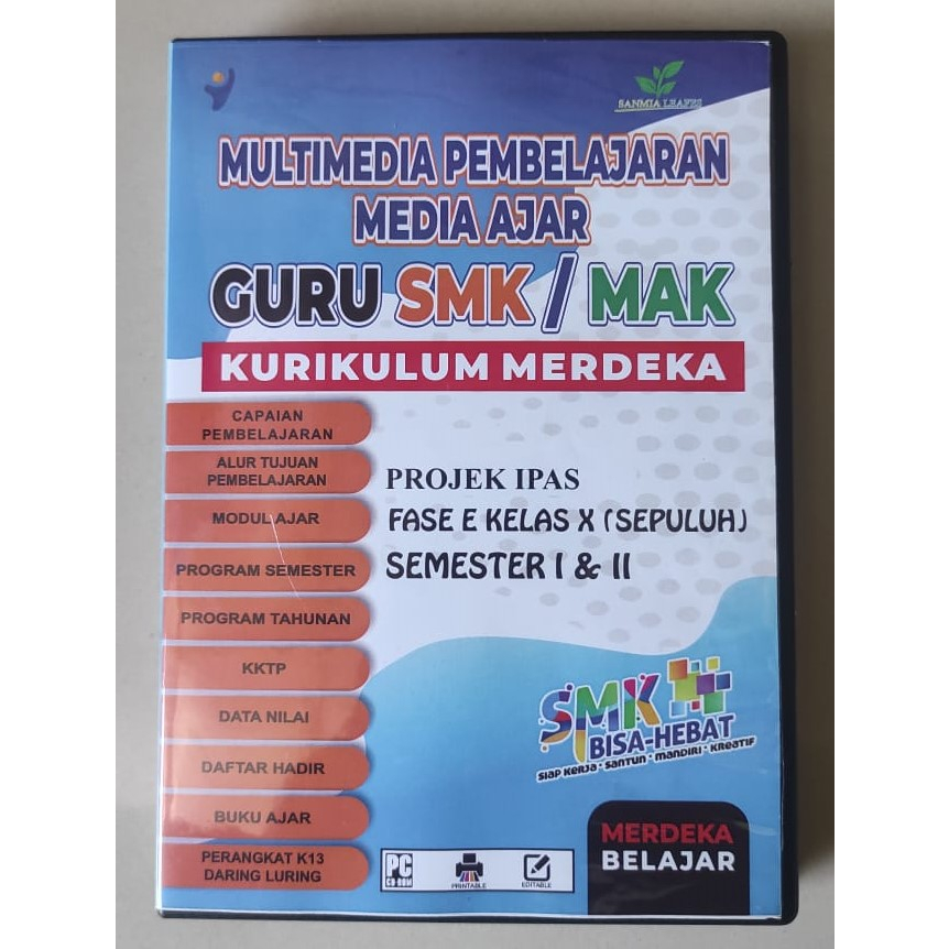 

Modul Ajar Administrasi Guru Kurikulum Merdeka Untuk SMK/MAK FASE E Kelas 10-X Semester 1 & 2