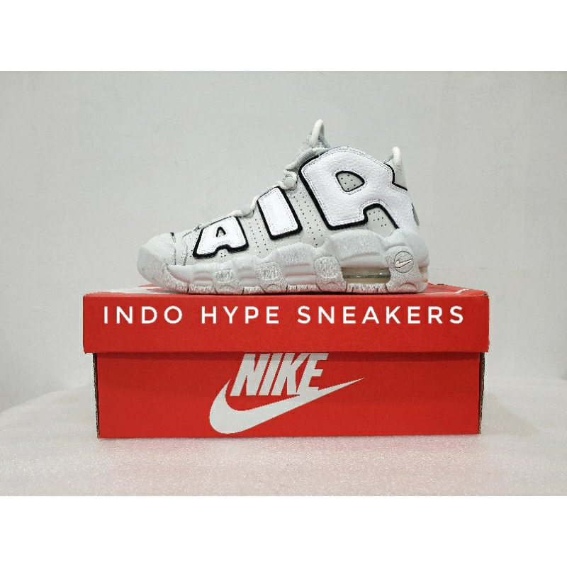 Nike Air More Uptempo PHOTON DUST BLACK GRADE SCHOOL (GS)