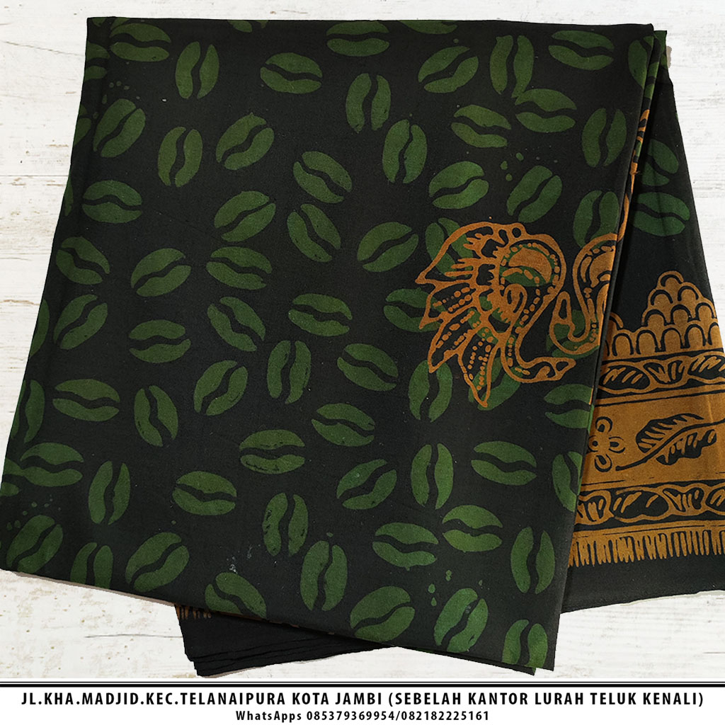 Batik Jambi motif angsa kopi dasar (Panjang.2m Lebar.105cm)