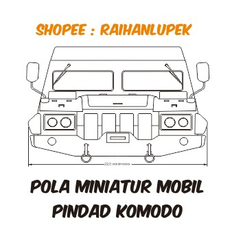 Request Pola Miniatur Mobil Pindad Komodo 1:10