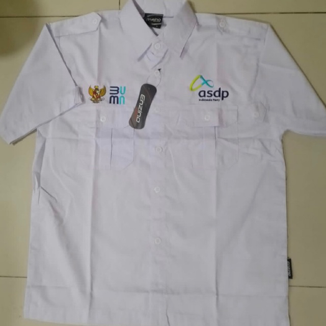 KEMEJA BUMN ASDP KEMEJA PDH BUMN BAJU ASDP BUMN PDH PUTIH