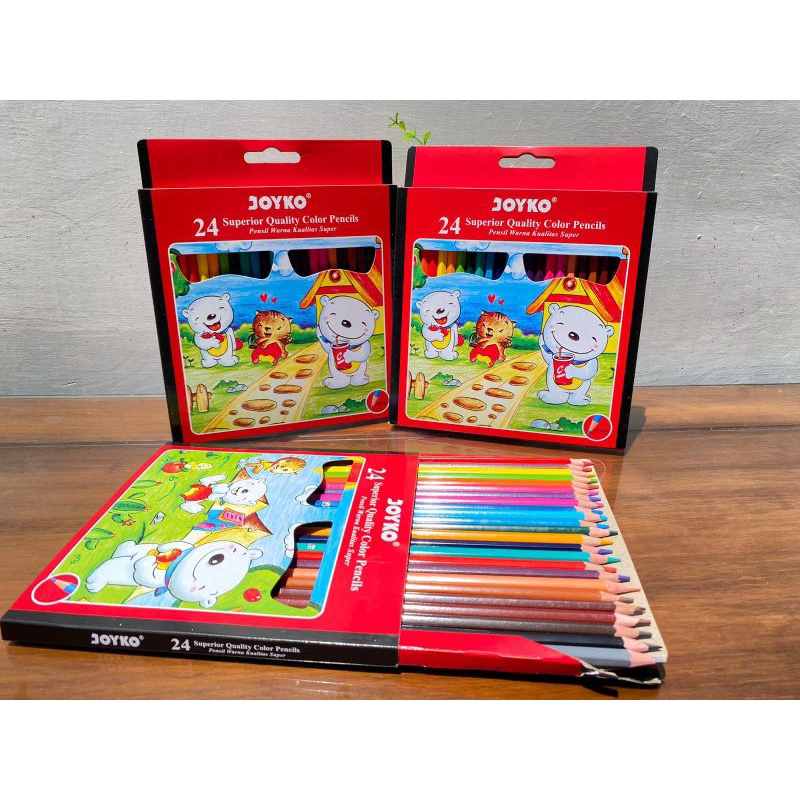 

PENSIL WARNA JOYKO ISI 24 WARNA