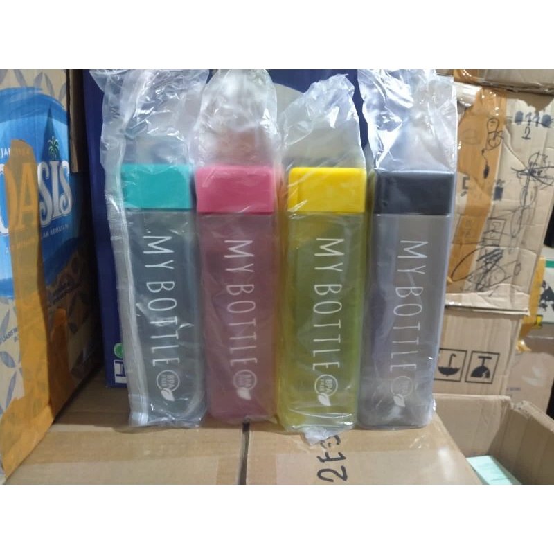 MY BOTOL KOTAK / PERSEGI (polos an)