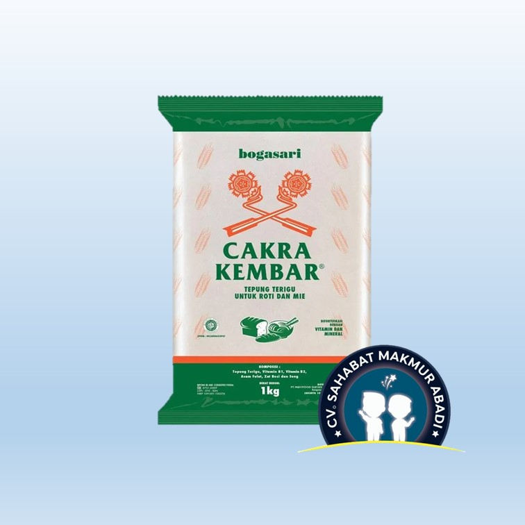 

Tepung Terigu Cakra Kembar 1Kg