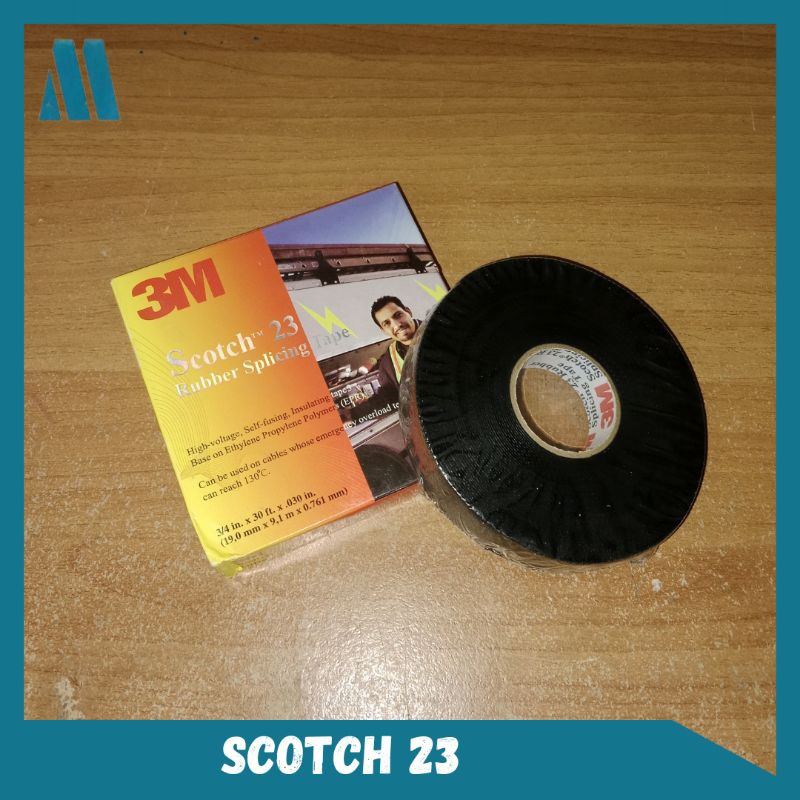 Scotch 23 Isolasi Listrik Tahan Air 3M