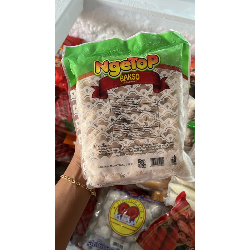 

bakso ayam merek ngetop (kecil) 100biji