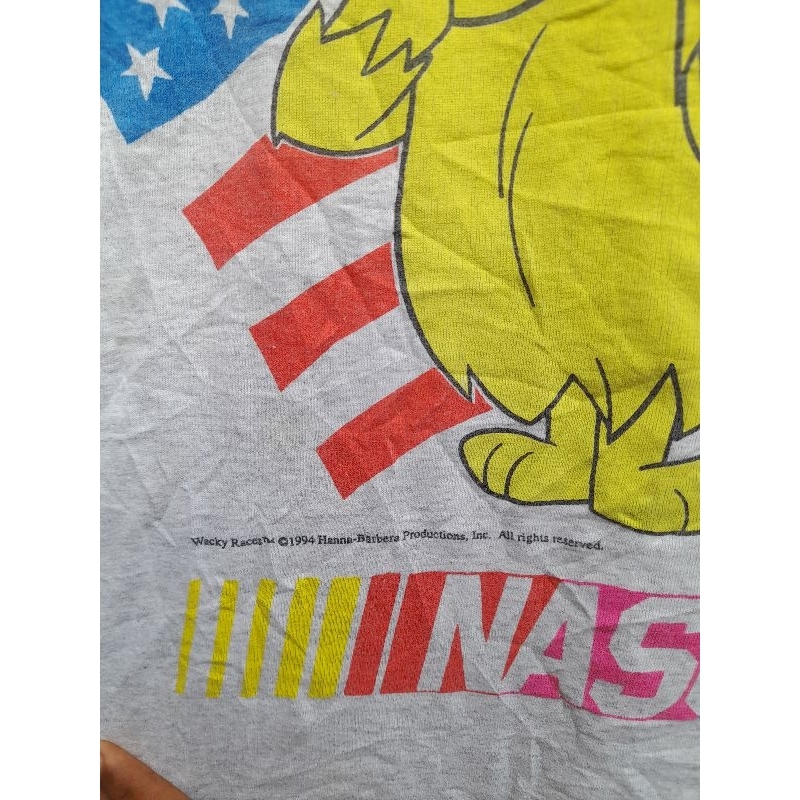 kaos vtg hanna barbera nascar 1994