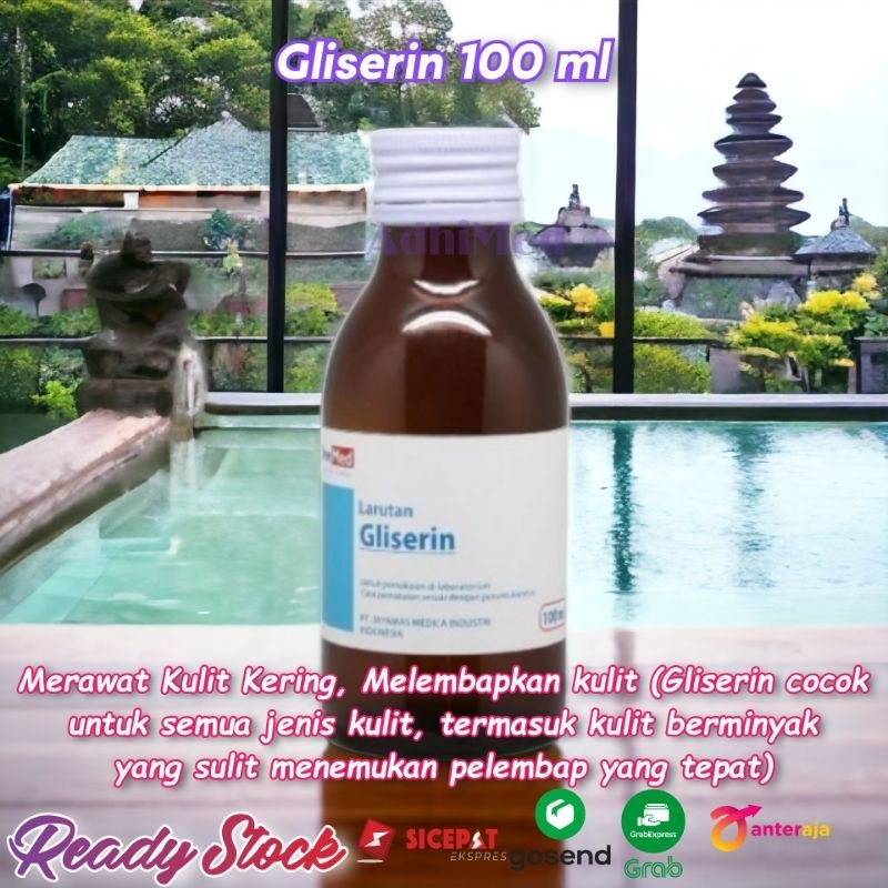 gliserin 100ml grade farmasi / glyserin 100ml