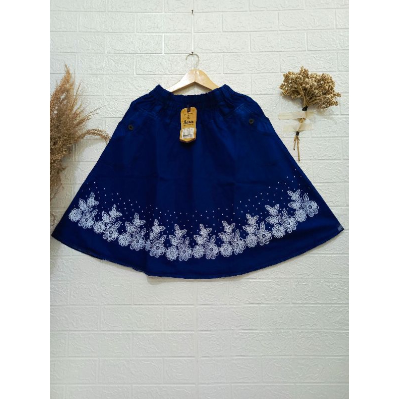 Rok Jeans Payung Pendek, Rok Jean Payung 3/4, Rok Jeans Payung 7/8, Rok Jeans Motif, Rok Jeans Sablo