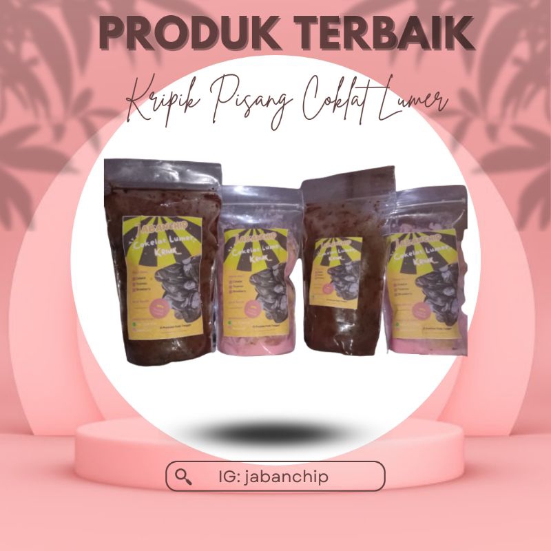 

kripik pisang coklat lumer 100 gr