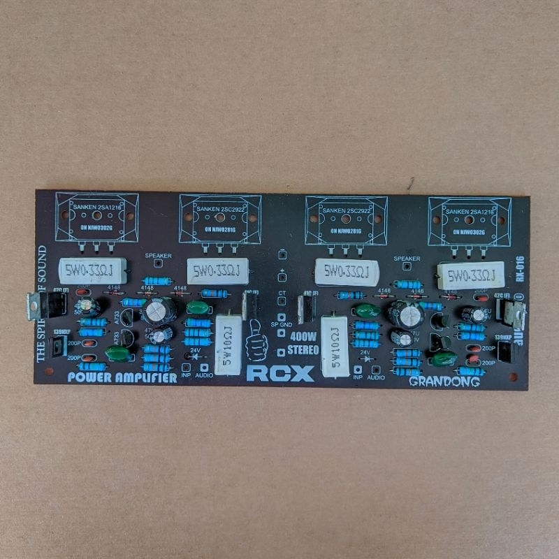 DRIVER POWER 400W STEREO | KIT DRIVER STEREO 400W SANKEN