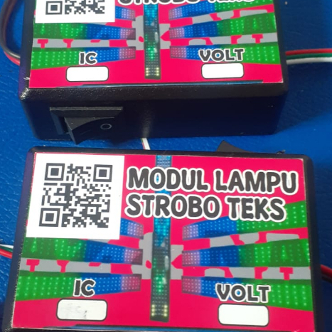 Modul strobo Teks 12 dan 24 Volt  5 baris,Modul  strobo teks kaca depan mobil