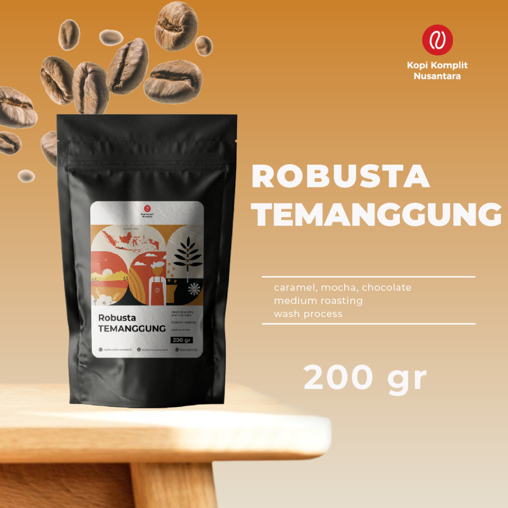 

Robusta Temanggung Medium Roasting - Kopi Biji dan Bubuk
