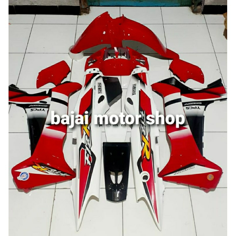 cover body fullset halus fizr ardat body fullset halus YAMAHA F1zr fizr ardat merah hitam