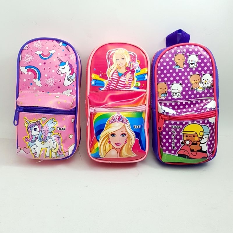 

Tempat Pensil Sleting Bentuk Tas Sekolah Karakter Cewe