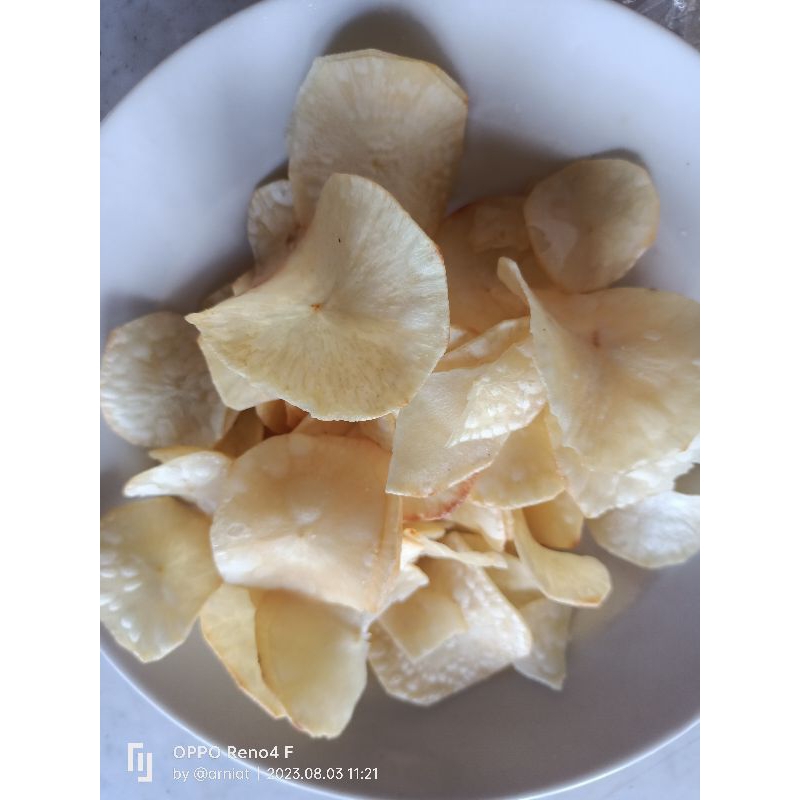 

Keripik Singkong Polos - Kerupuk Sanjai Original