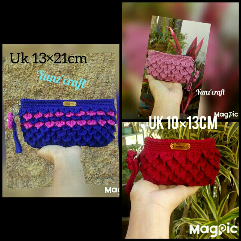 tas rajut handmade dompet mini dompet koin dompet kartu tas wanita selempang dompet rajut tas pesta 
