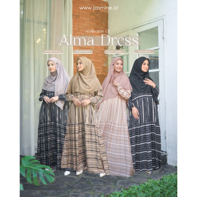 ALMA DRESS BY JASMINE/ALMA DRESS JASMINE BY LIDIA HADIWINOTO/GAMIS BY JASMINE/DRESS BY JASMINE/ALMA 