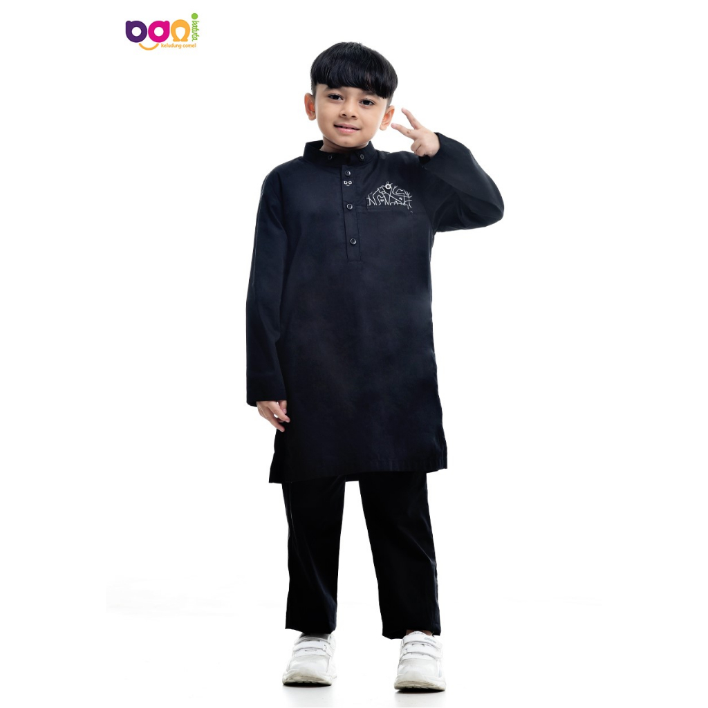 ST JUKID DIMAS BLG/KEMKID RABBANI/JUBAH KOKO ANAK/BAJU KOKO ANAK RABBANI/PAKAIAN MUSLIM ANAK