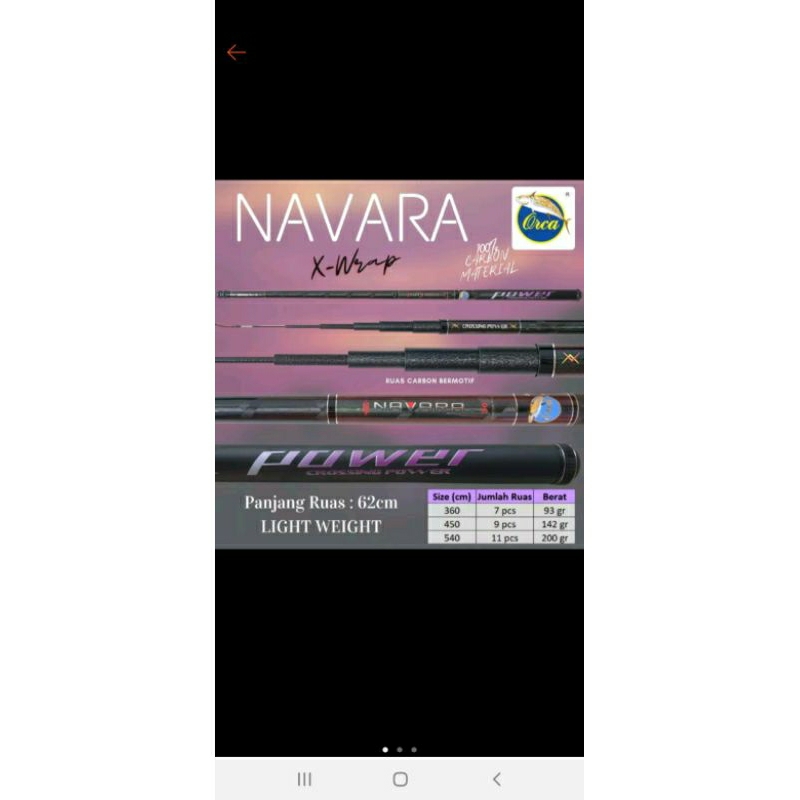 tegek orca navara 450