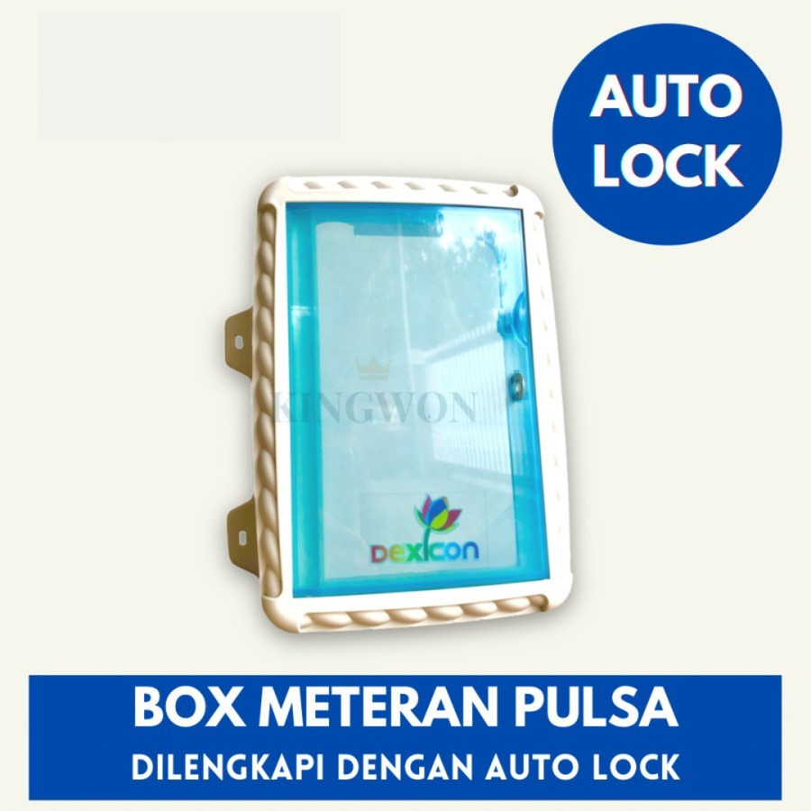 Box Kwh Penutup Pelindung Meteran Listrik Pln Dexicon Rumah Mcb Plastik Tebal