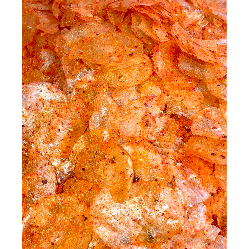 

Keripik Kaca Viral Pedas Daun Jeruk