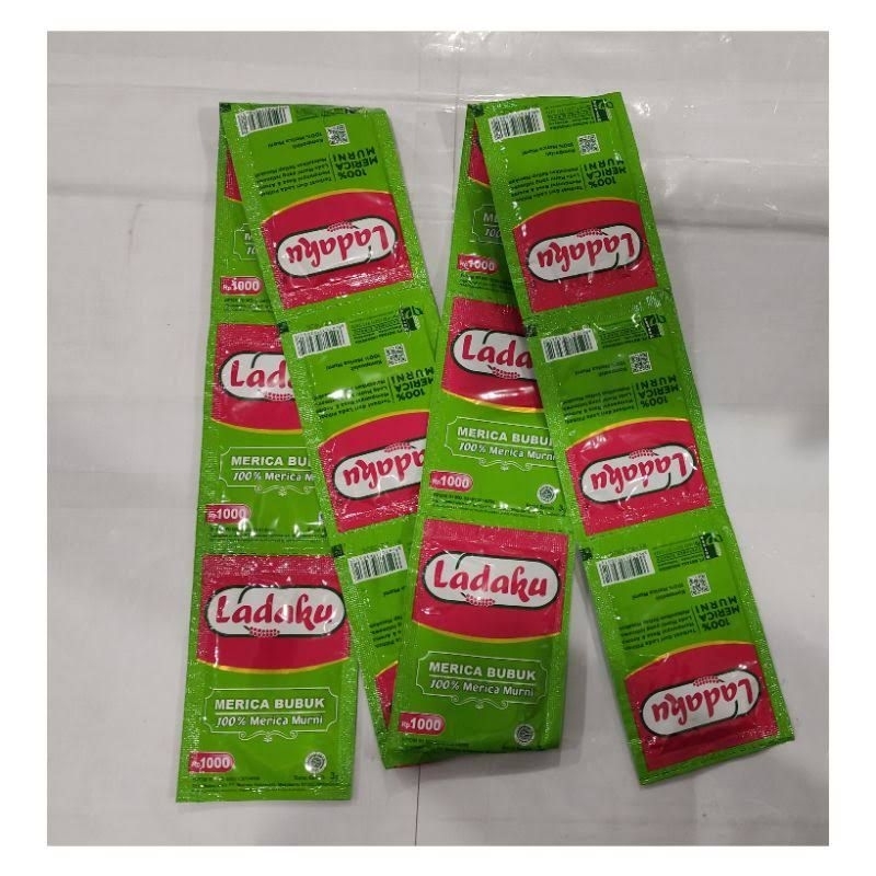 

Ladaku Merica Bubuk 3gr Renteng lsi12pc Sachet