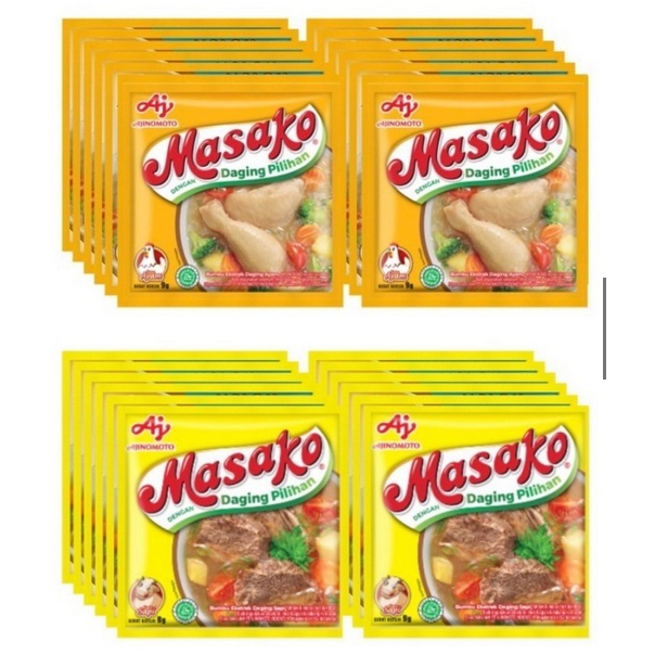 

Masako Ayam Sapi Perisa Masakan Instant 9gr