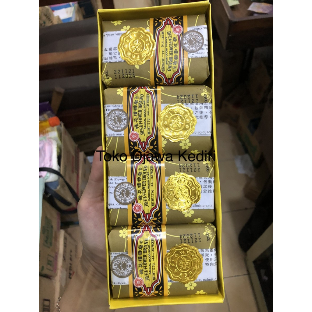 Sabun Mandi Batang Bee & Flower Brand Soap Cap Tawon