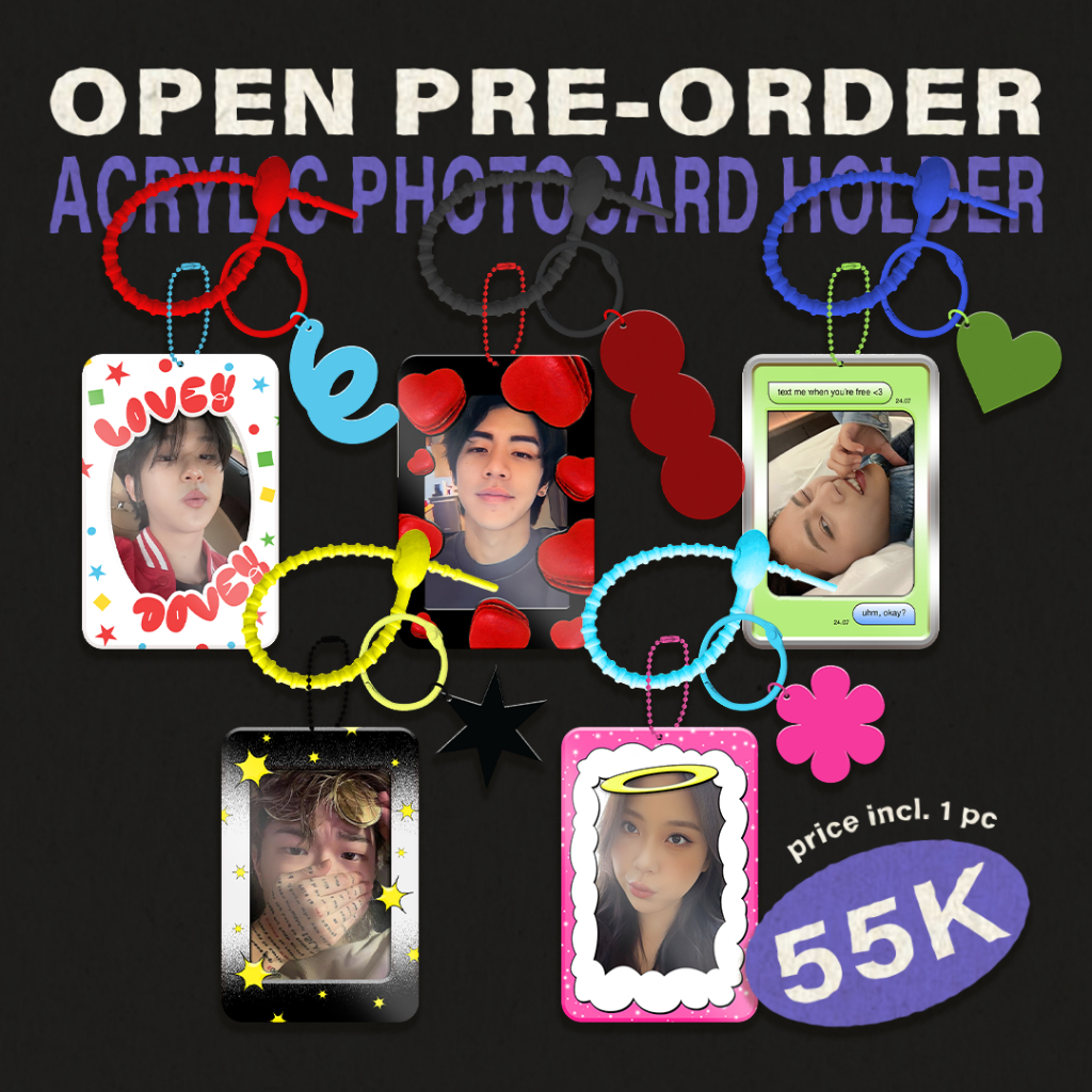 [PRE-ORDER & PELUNASAN] PHOTOCARD HOLDER // BIG Naughty, DPR LIVE, DPR IAN, ASH ISLAND, Lee Youngji