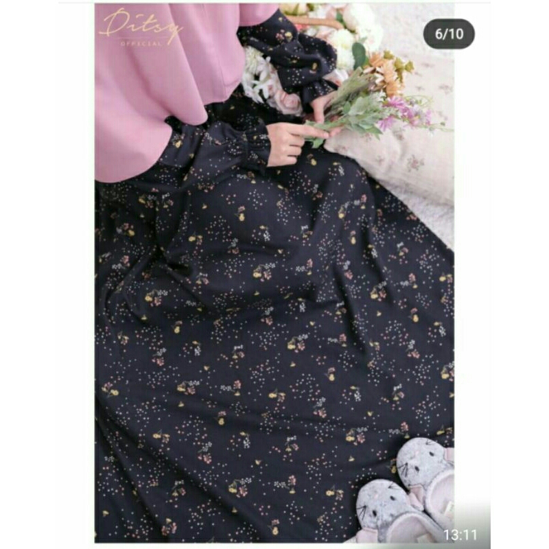 DAISHA JETBLACK NIGHTGOWN Size S by DITSY