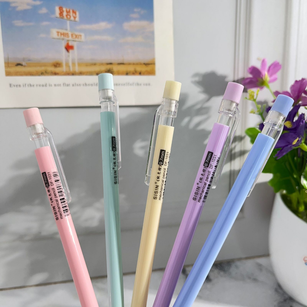 

Pensil cetek mekanik warna MACARON kode 1031 pensil cetek warna pastel unik aesthetic pensil viral kekinian harga murah terjangkau