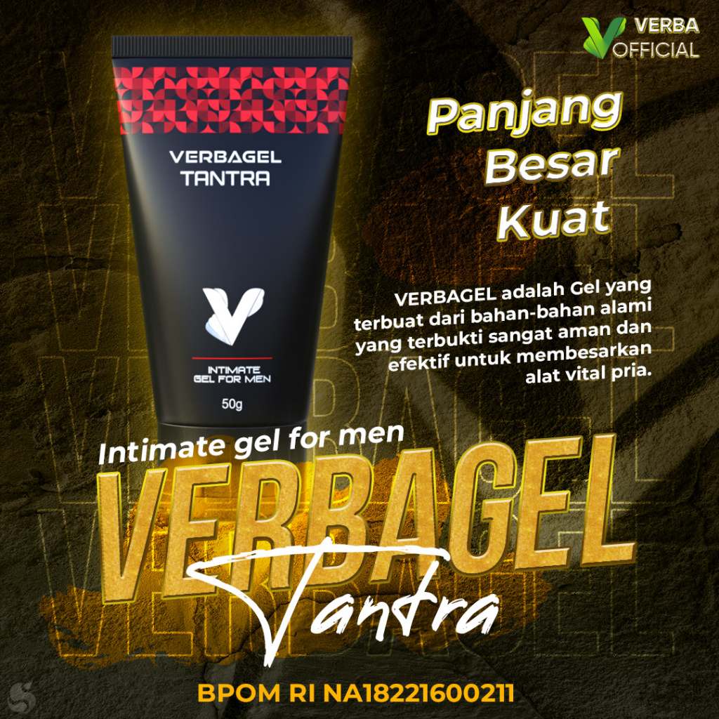 ORIGINAL PEMBESAR KELAMIN Verbagel Tantra Barcode Terbaru Asli 100% Original BPOM READY