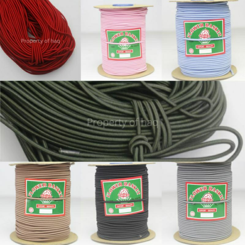 

Tali Elastis 2,5mm 100 yard / Tali String 2,5 mm / Tali Karet 2,5mm