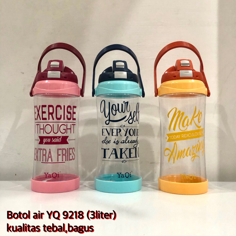 Botol air yq 9218 (3000ml)kualitas bagus