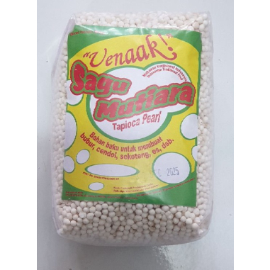 

READY Biji Sagu Mutiara 500 gr warna putih