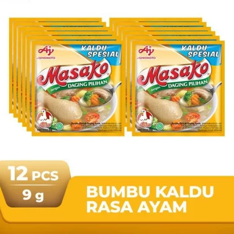 

Masako Ayam 9gr Renceng (12 Sachet)