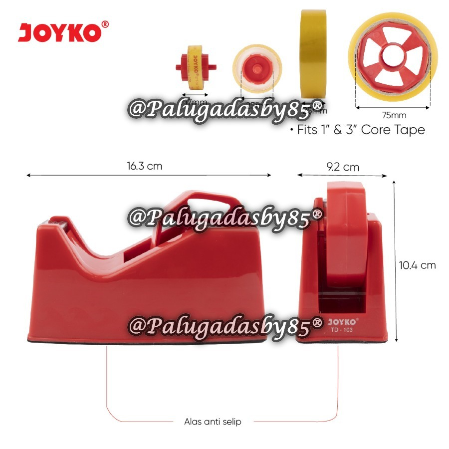 

(1 Biji) Tape Dispenser JOYKO TD-103 / Tape Cutter Tape Dispenser Pemotong Pita Perekat Joyko TD-103 TD 103 TD103 / Joyko TC-113