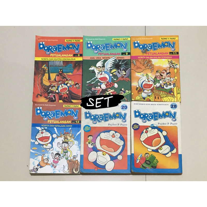 komik doraemon bekas preloved 20 28 petualangan 8 9 11 12