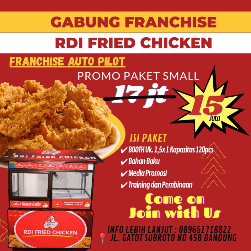 Franchise waralaba usaha RDI FRIED CHICKEN